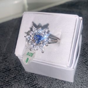 Bomb Party: Sparkling Soul Lab Created Light Sapphire .925 Solid Sterling Silver